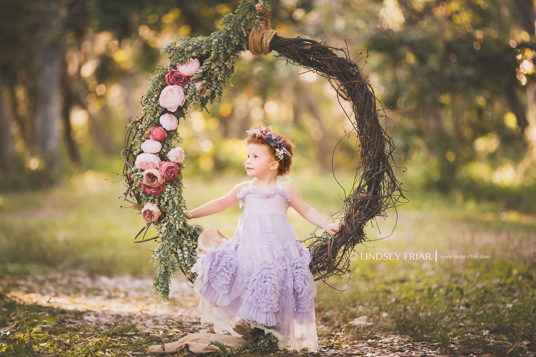 Floral Garden Swing Mini Sessions - Gulf Breeze, FL Child Photographer