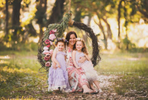 Floral Garden Swing Mini Sessions - Gulf Breeze, FL Child Photographer