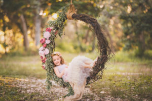 Floral Garden Swing Mini Sessions - Gulf Breeze, FL Child Photographer