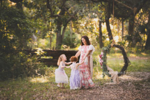 Floral Garden Swing Mini Sessions - Gulf Breeze, FL Child Photographer