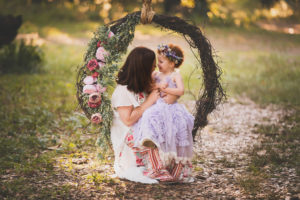 Floral Garden Swing Mini Sessions - Gulf Breeze, FL Child Photographer