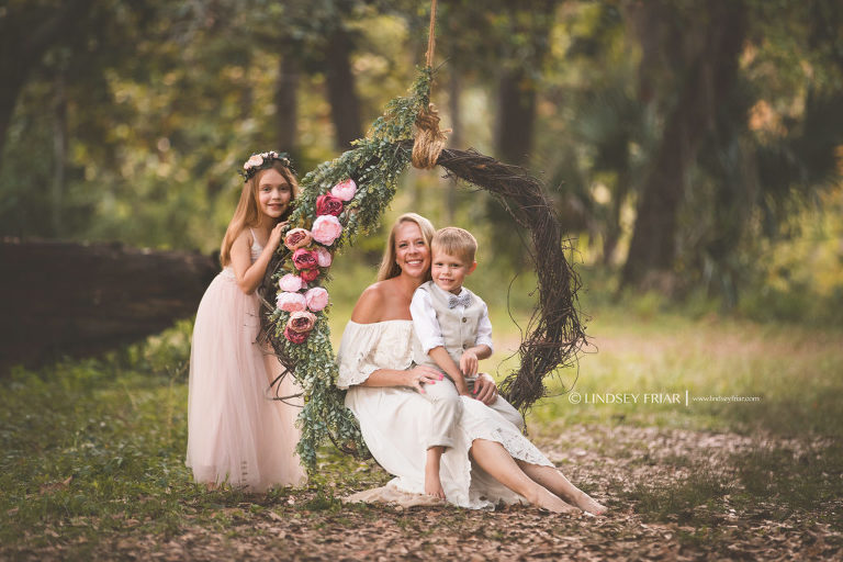 Mommy & Me Garden Swing Mini Session - Gulf Breeze, FL